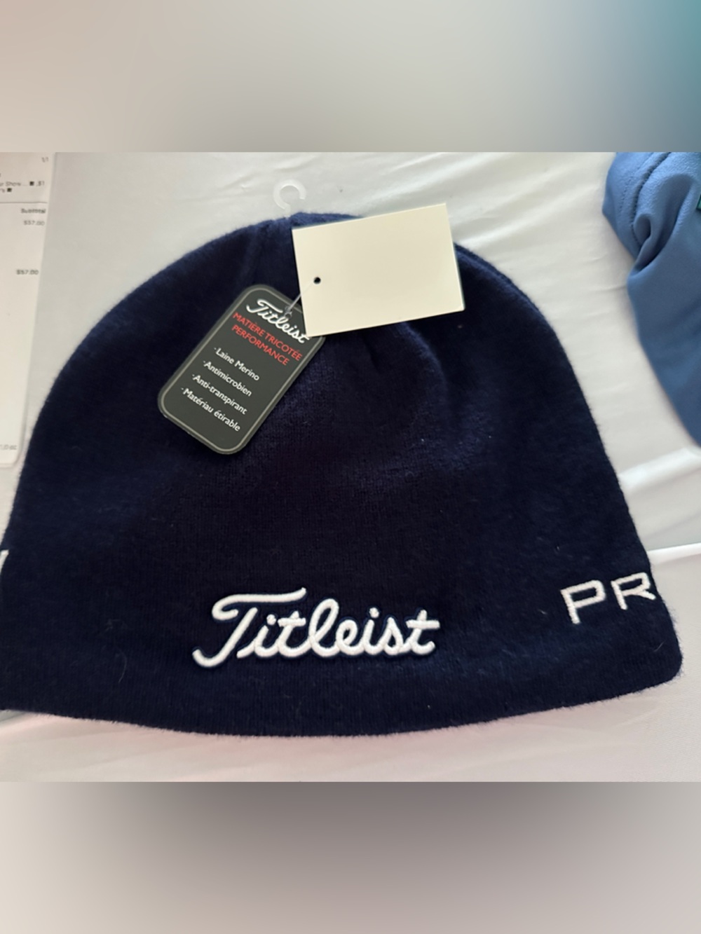 Titleist Navy Performance Merino Wool Beanie